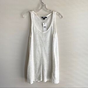 DKNY White Cashmere Tank Top | NWT (Size Small)